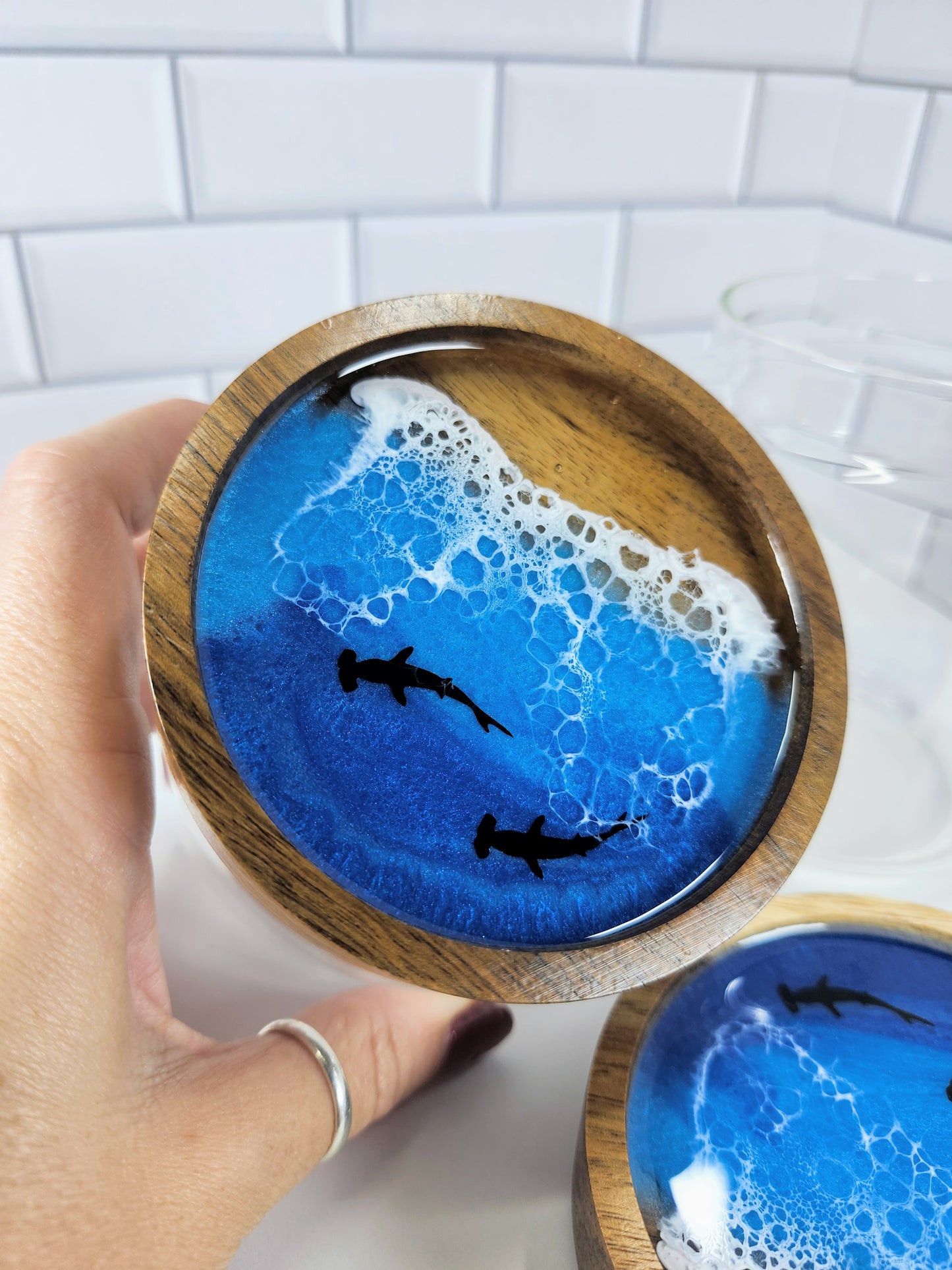 Airtight Glass Jar | Wood Beach | Caribbean & Pacific Ocean