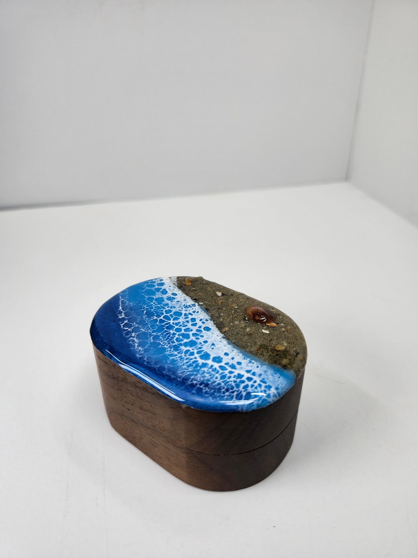 Ring boxes | Pacific Blue Ocean with Sandy Beach