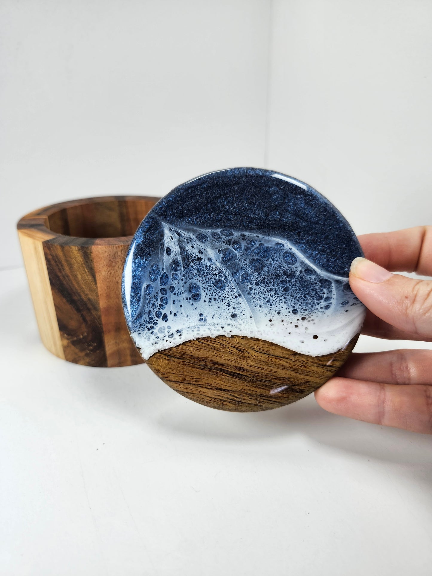 Wood Boxes | Ocean with wood beach