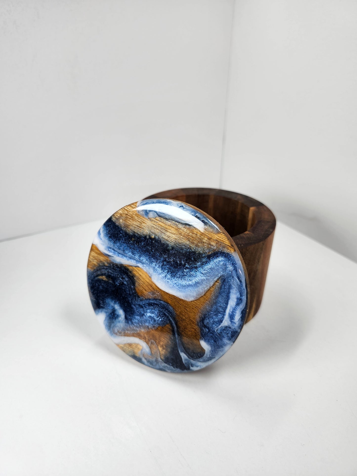 Wood Boxes | Color swirls