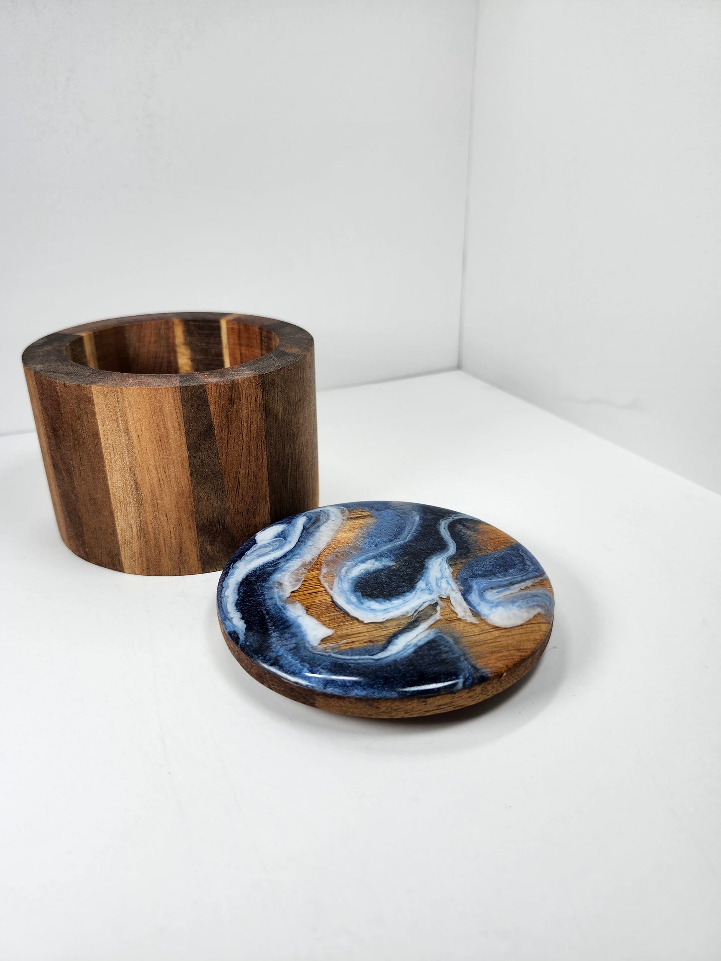 Wood Boxes | Color swirls