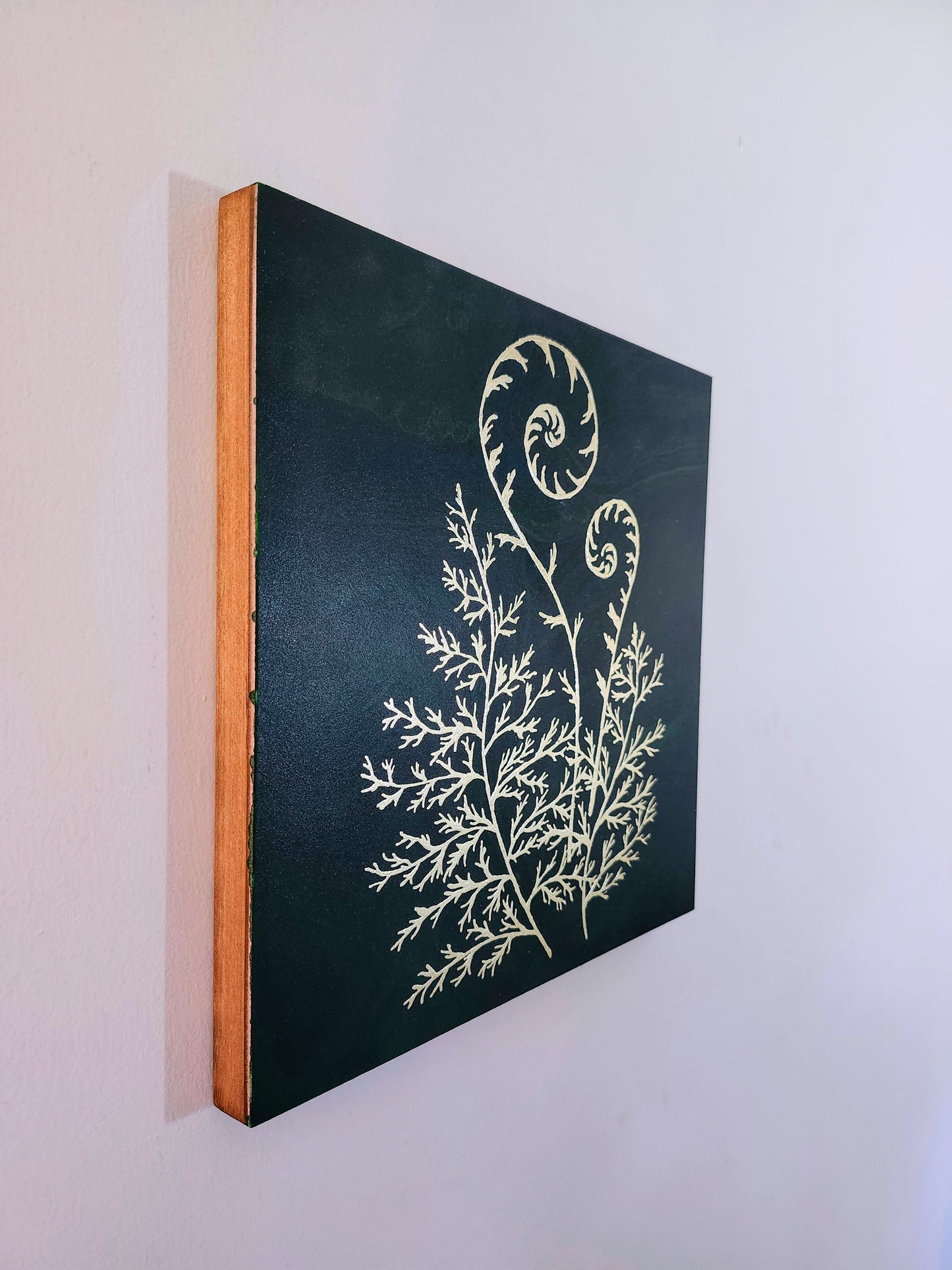 Gold Fern Original Painting