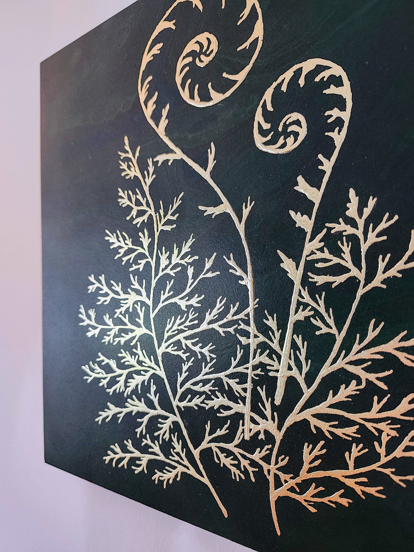 Gold Fern Original Painting