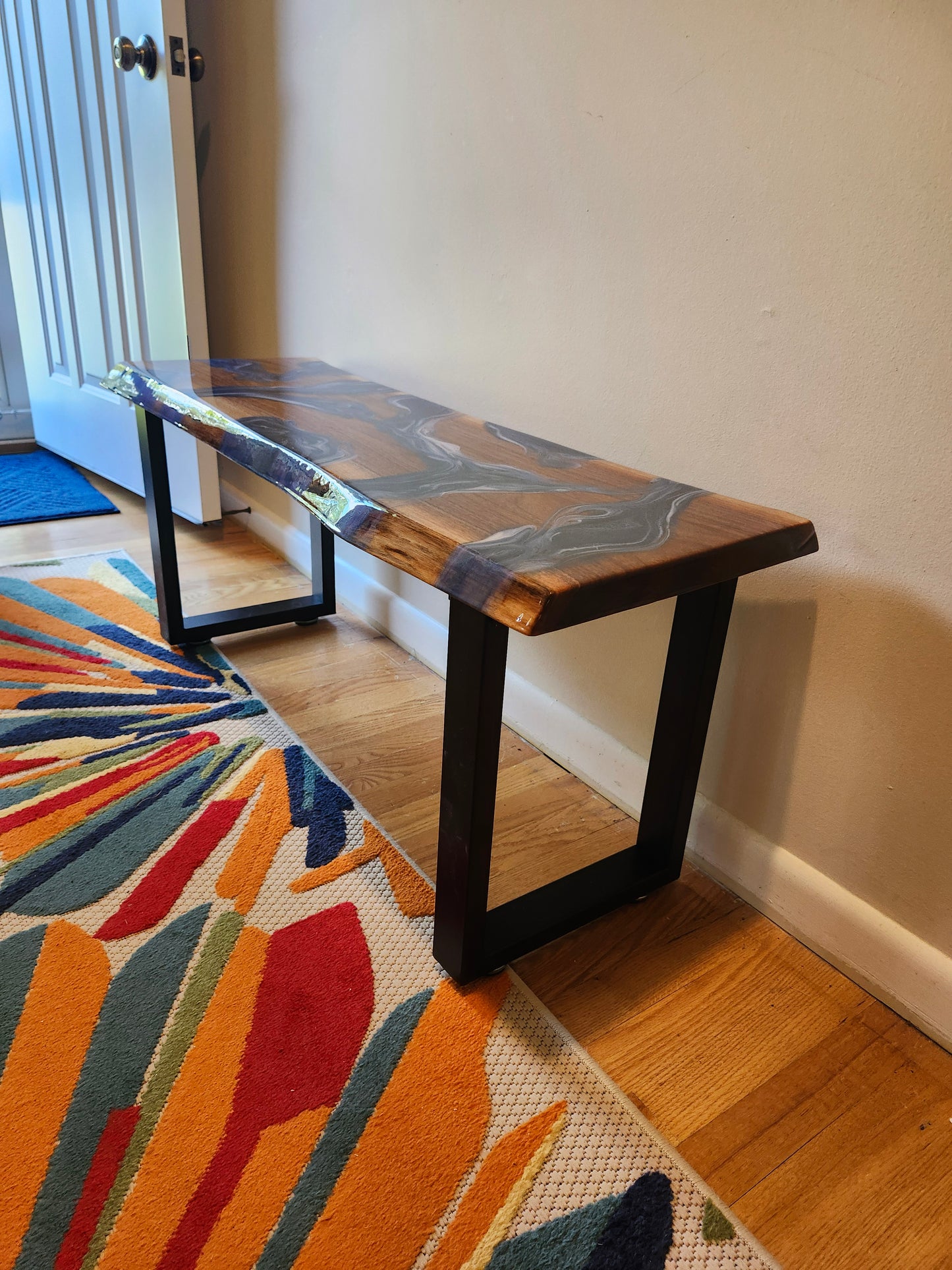 Black Walnut Bench (live edge)