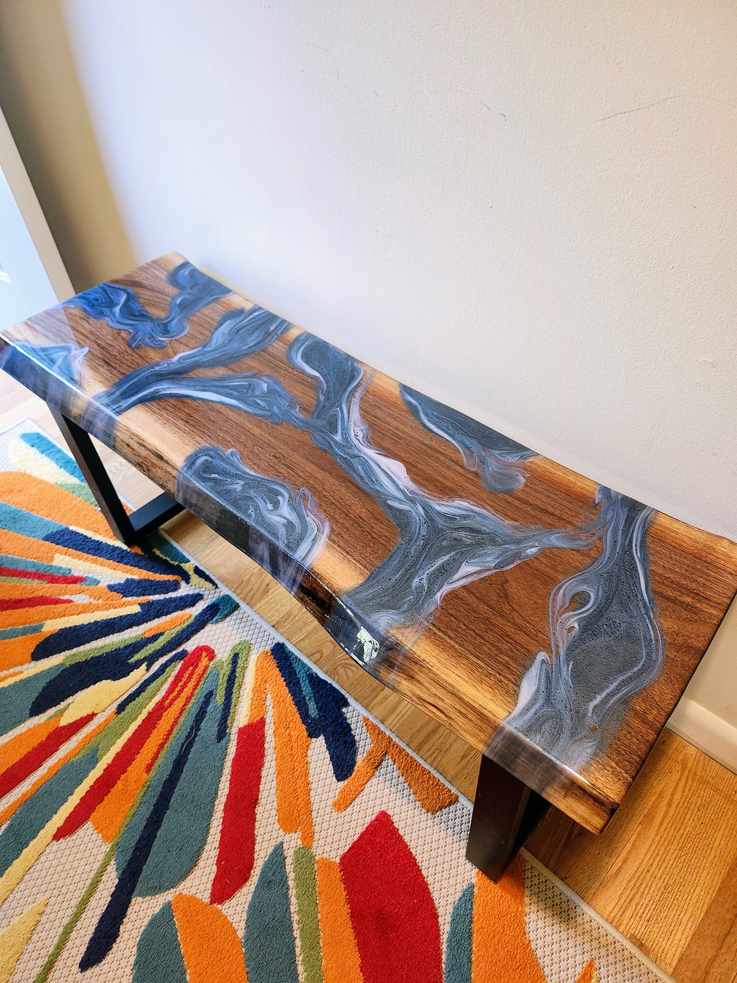Black Walnut Bench (live edge)
