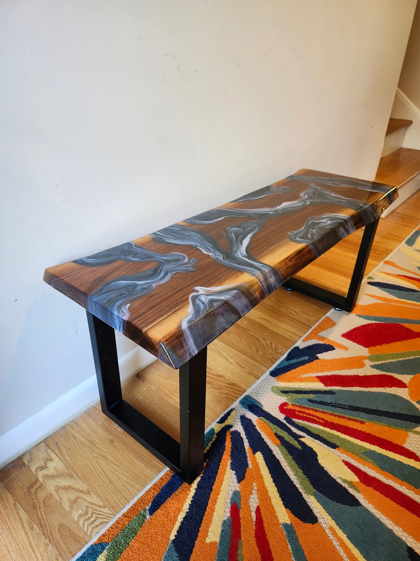 Black Walnut Bench (live edge)