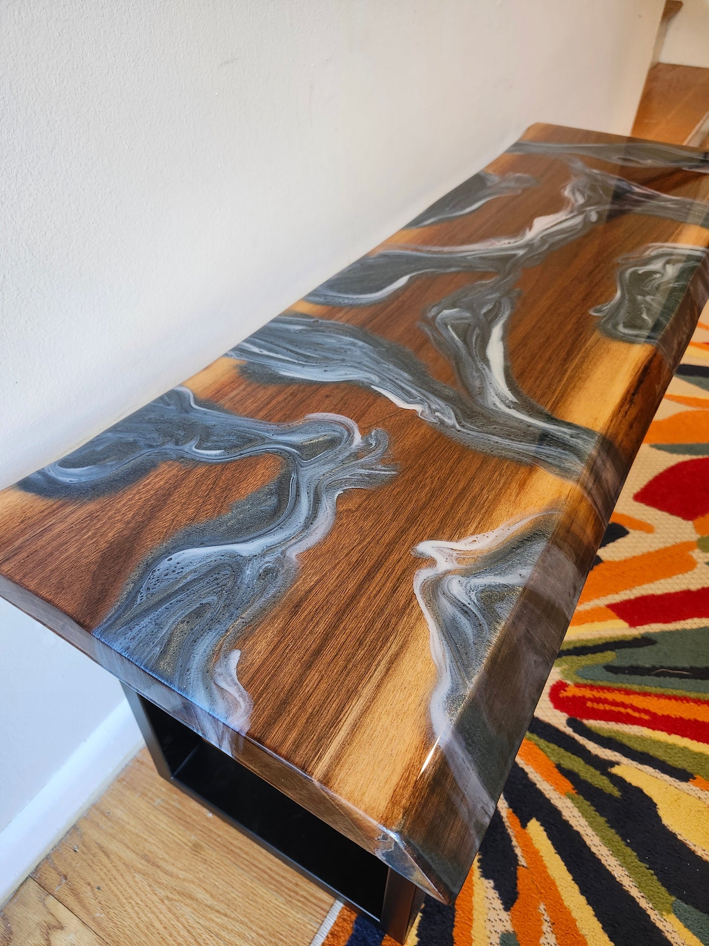 Black Walnut Bench (live edge)