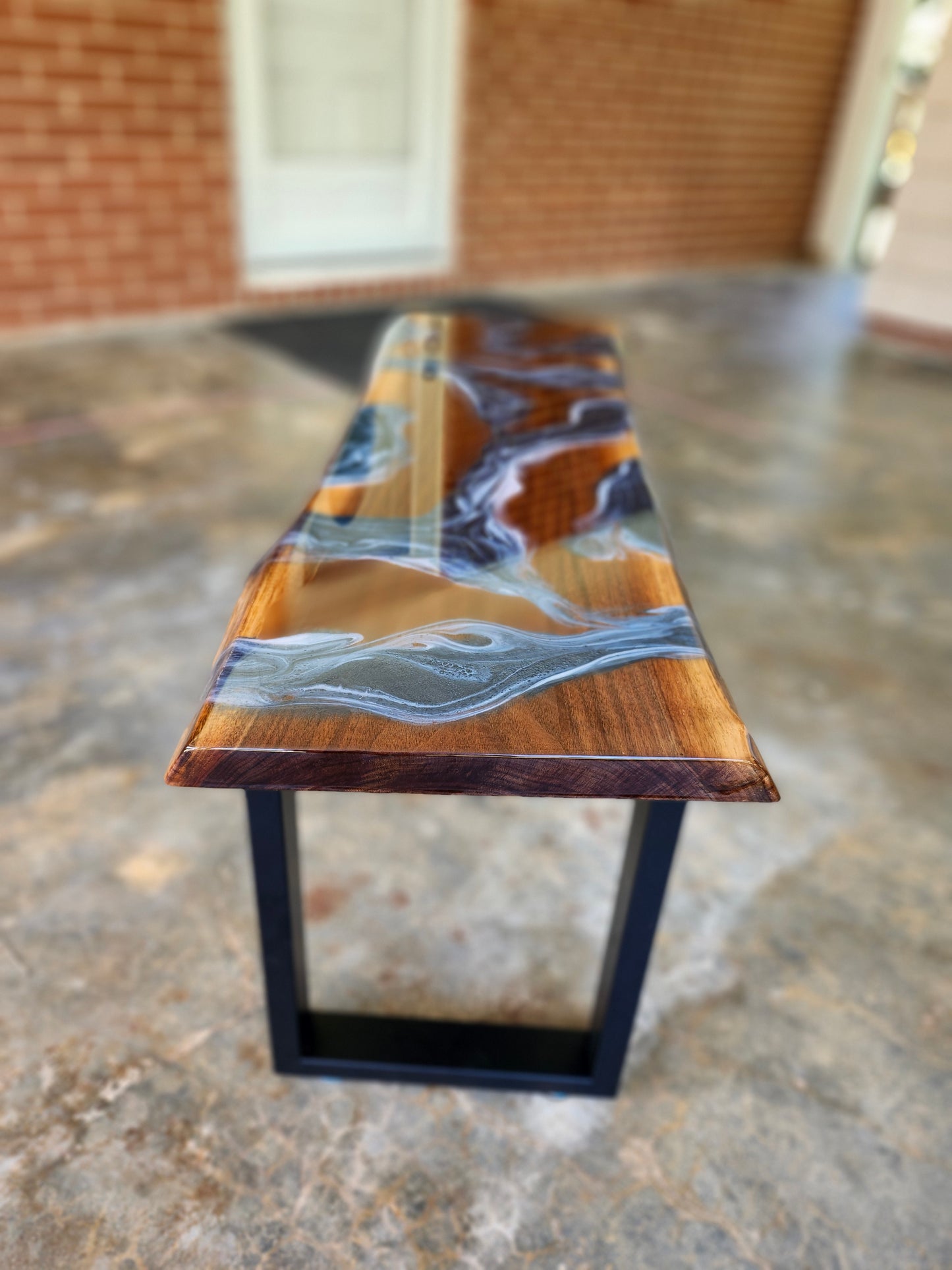Black Walnut Bench (live edge)