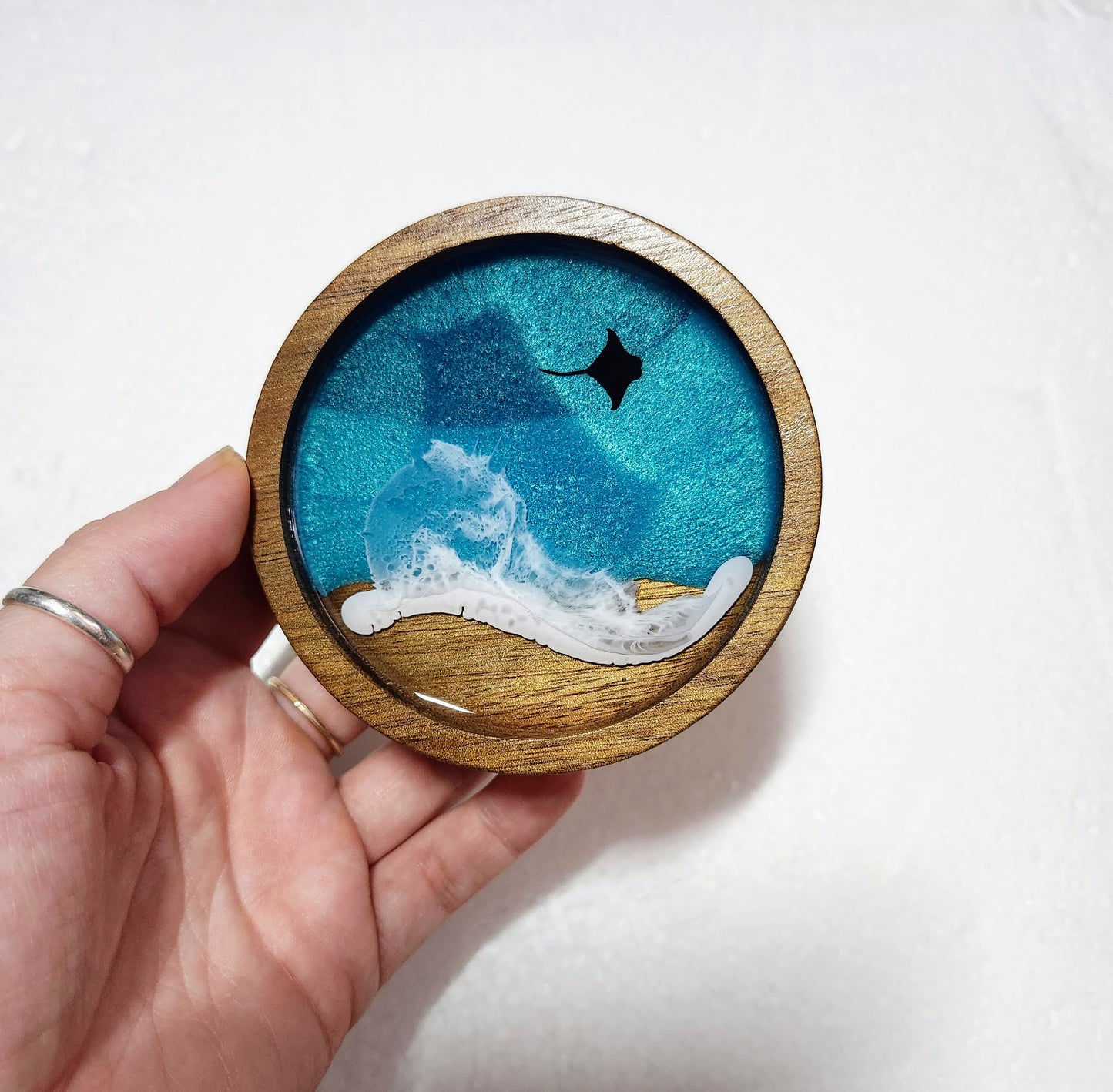 Airtight Glass Jar | Wood Beach | Caribbean & Pacific Ocean