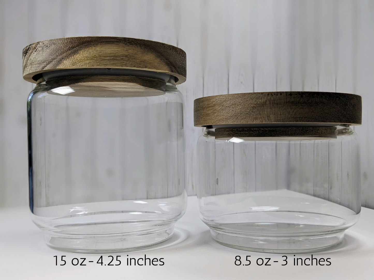 Airtight Glass Jar | Wood Beach | Caribbean & Pacific Ocean