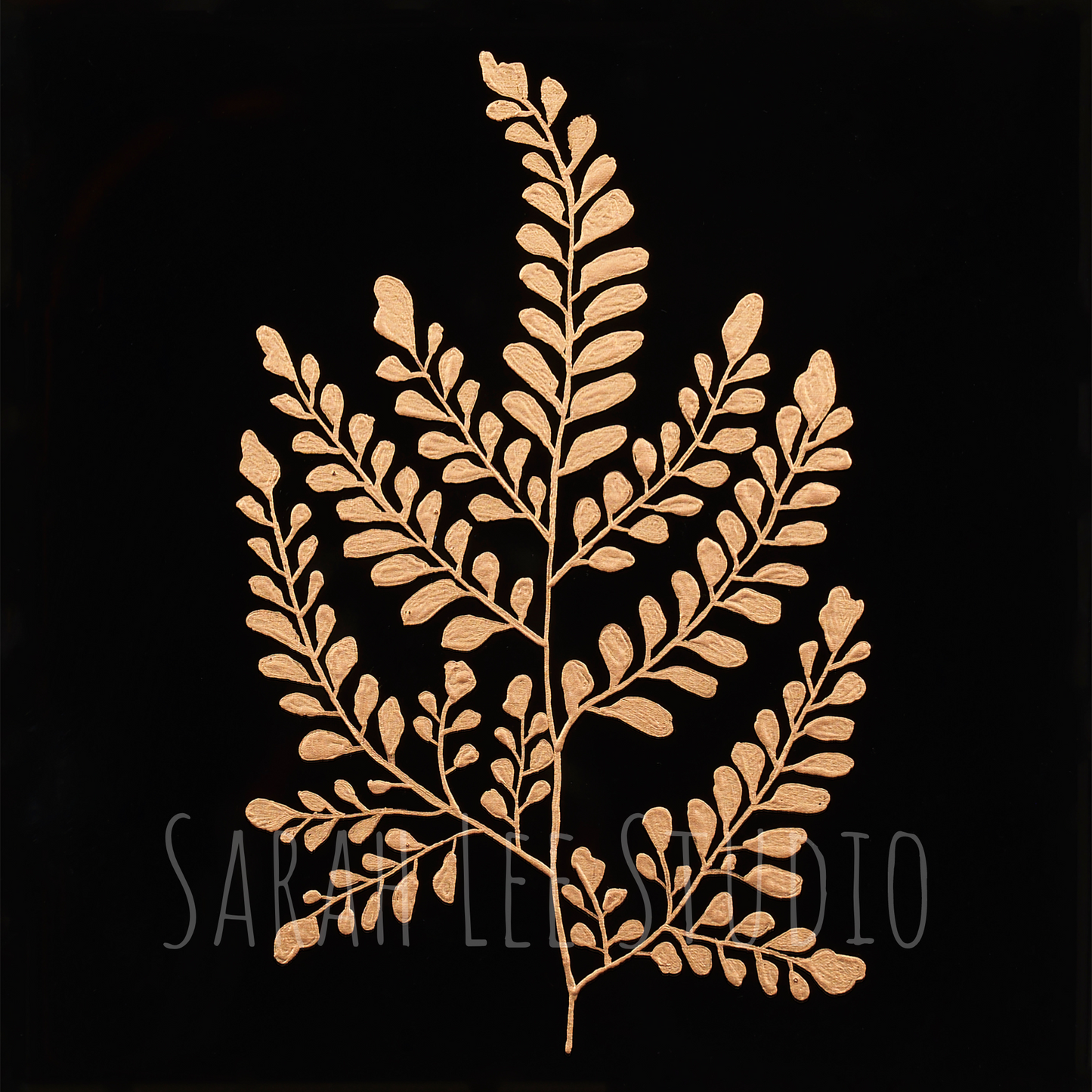 Maiden Hair Fern (Gold) Print