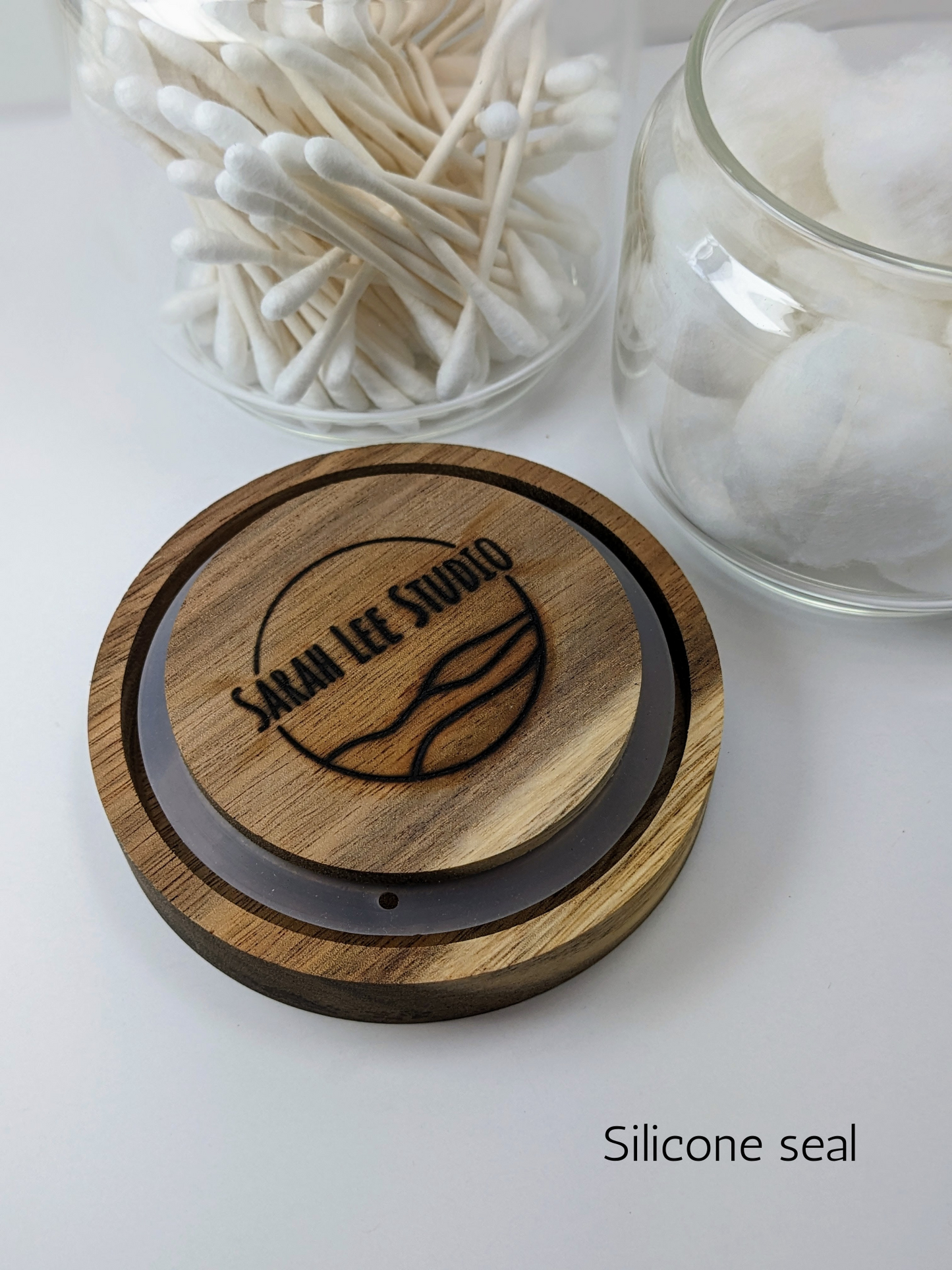 Airtight Glass Jar | Wood Beach | Caribbean & Pacific Ocean