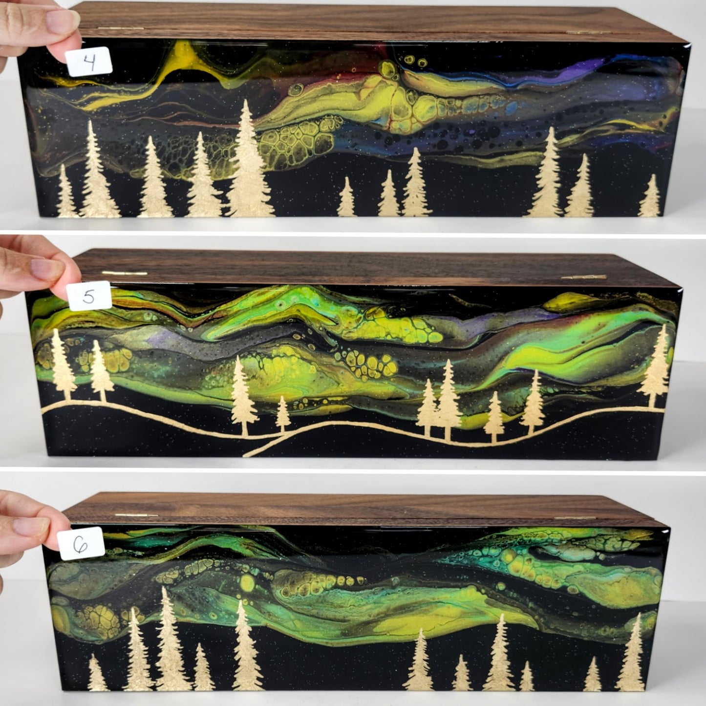 Aurora Inspired Tea Boxes
