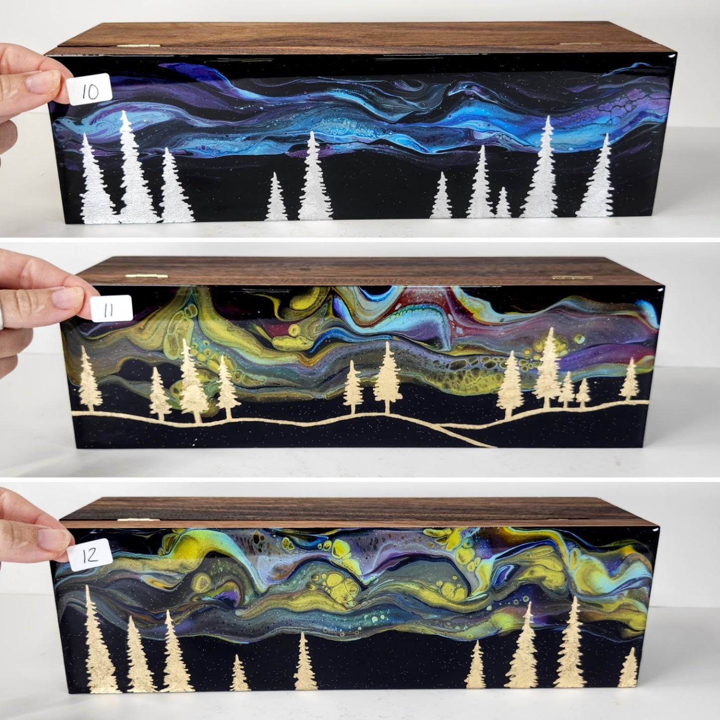 Aurora Inspired Tea Boxes