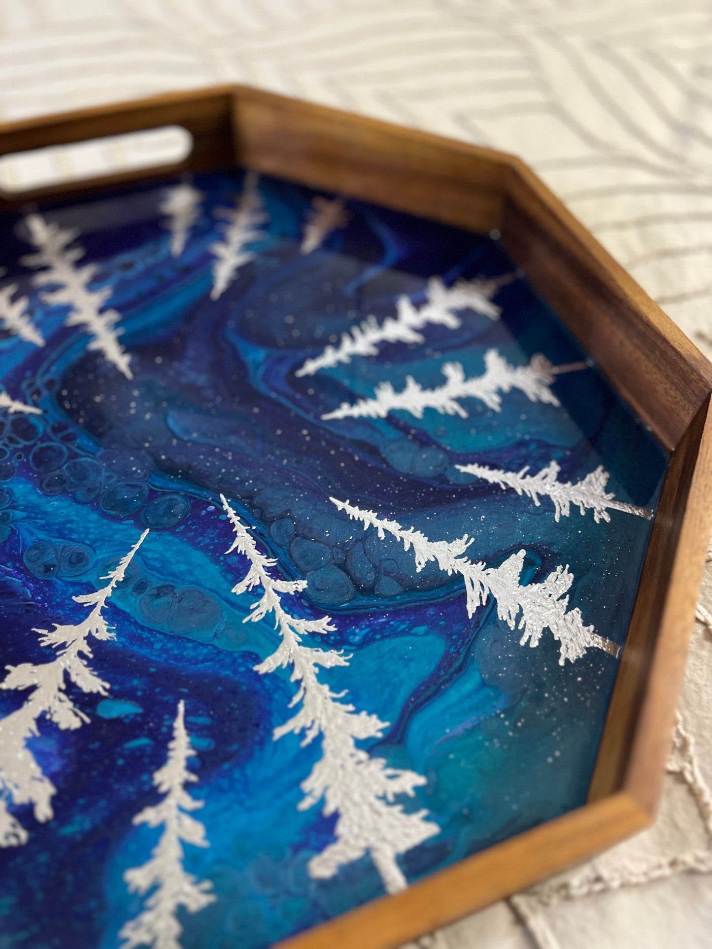 Silver Forest Serving Tray | Medium
