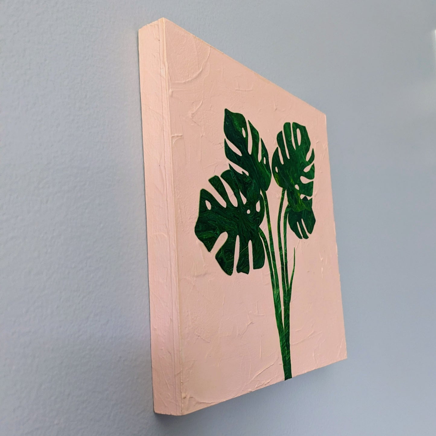 Pink Textured Monstera