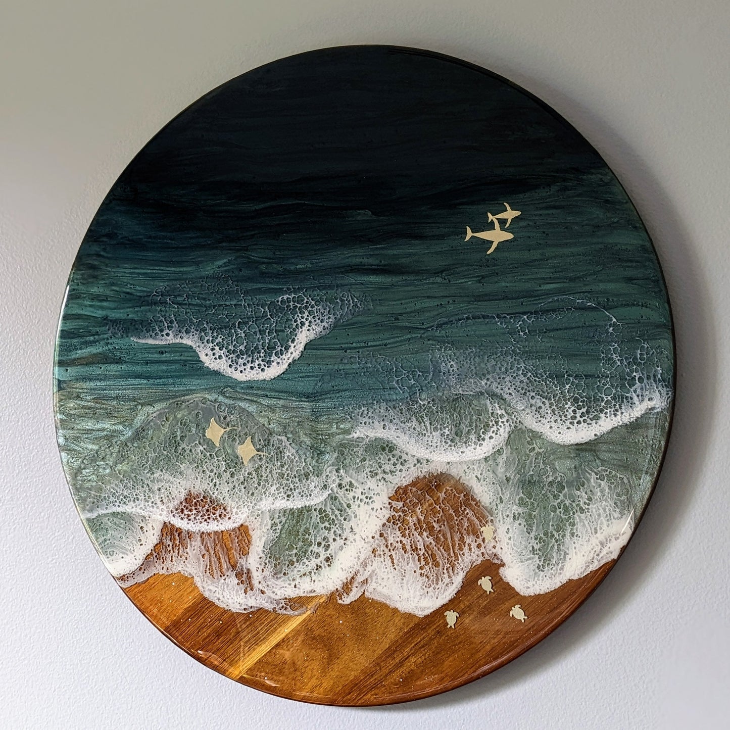 Shimmering Emerald Ocean