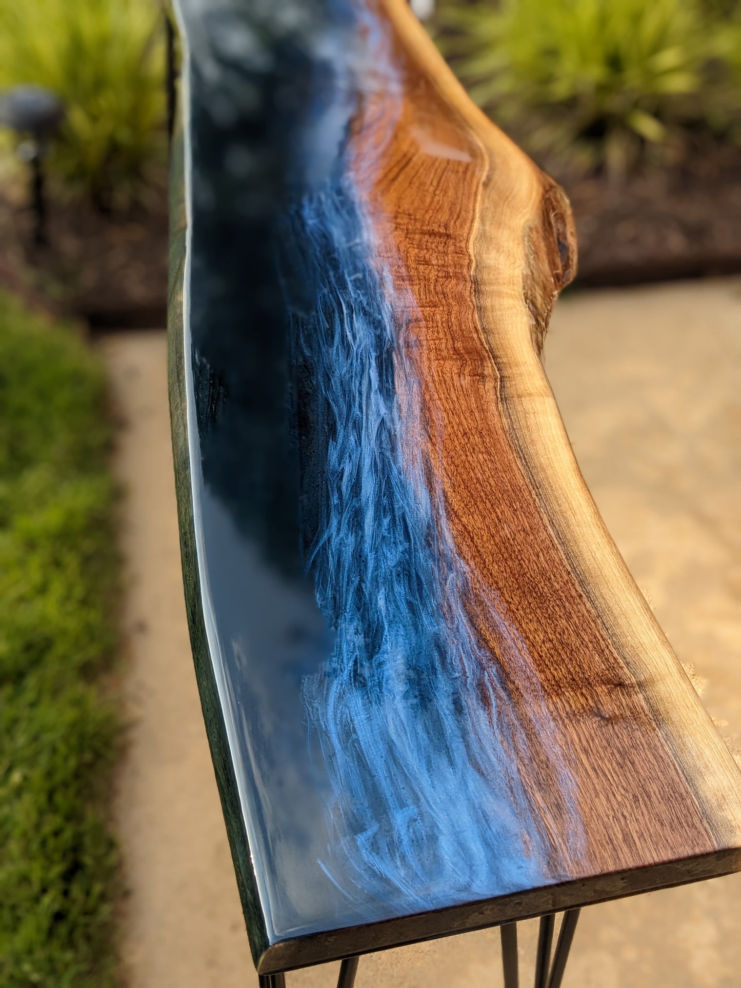 Walnut Console Table