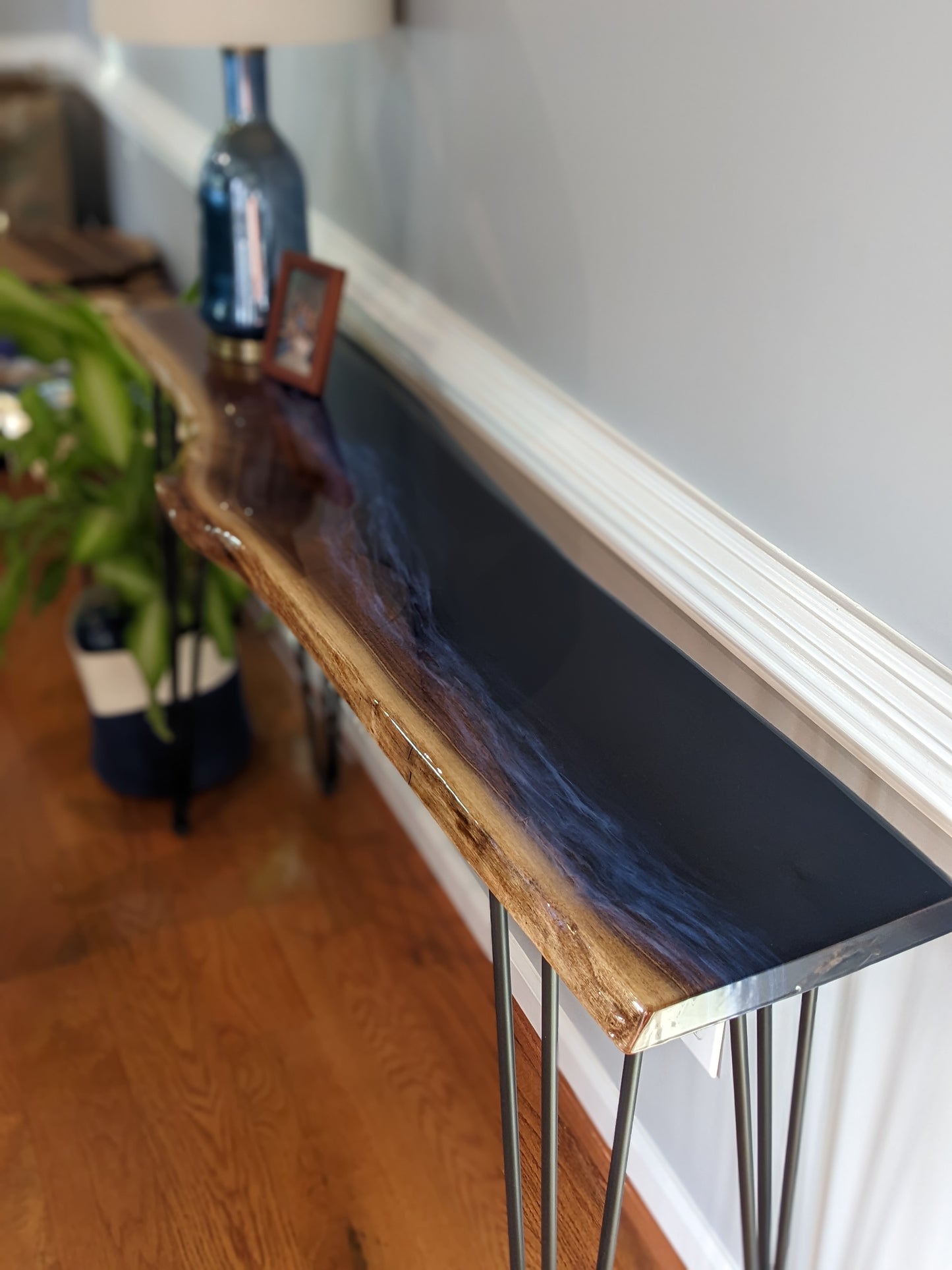 Walnut Console Table
