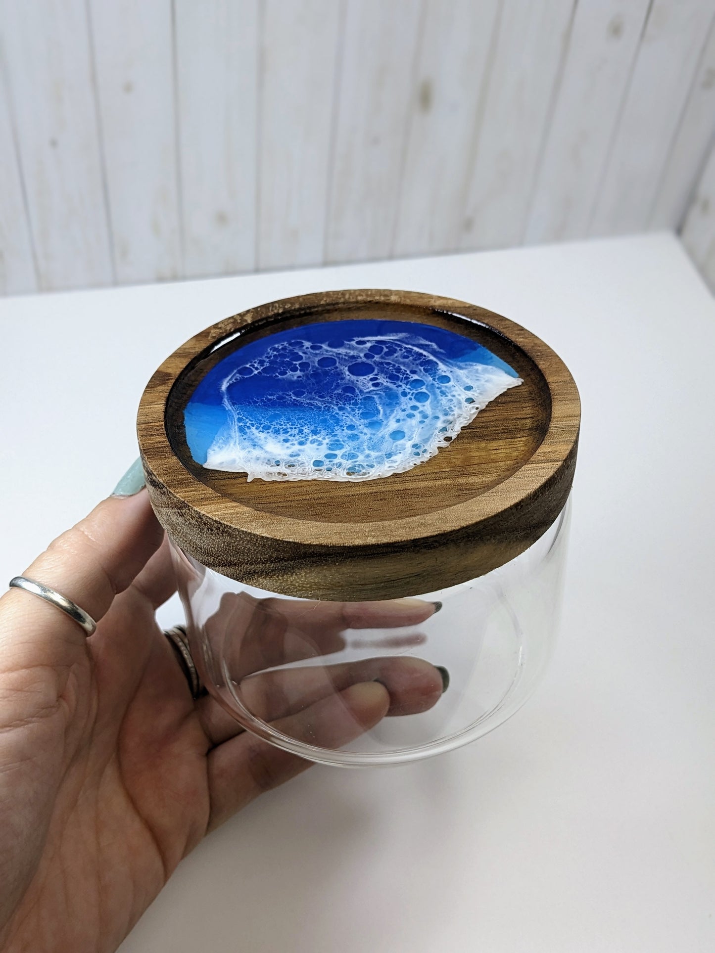Ocean Glass Jar