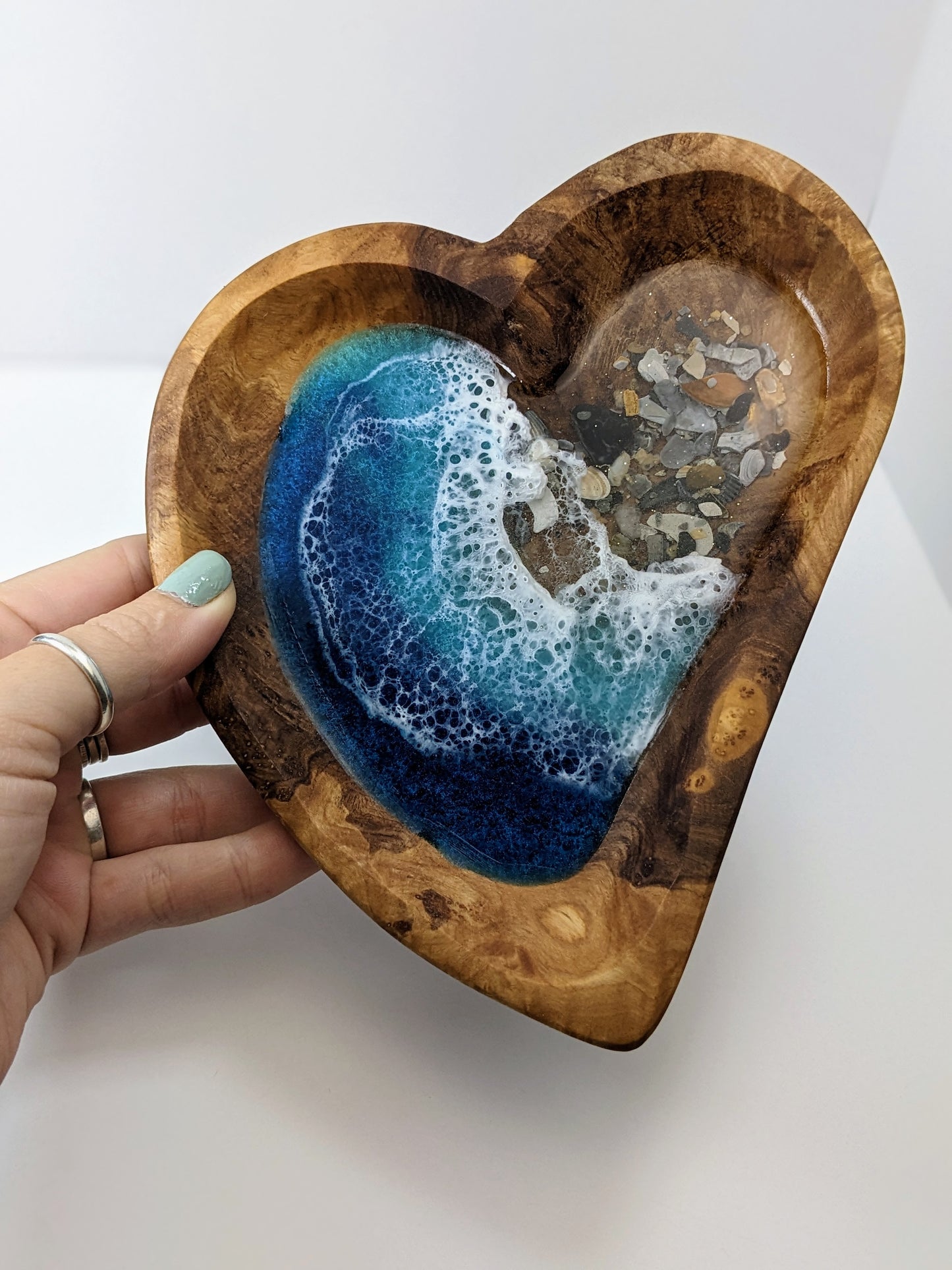 Medium Olive Wood Heart