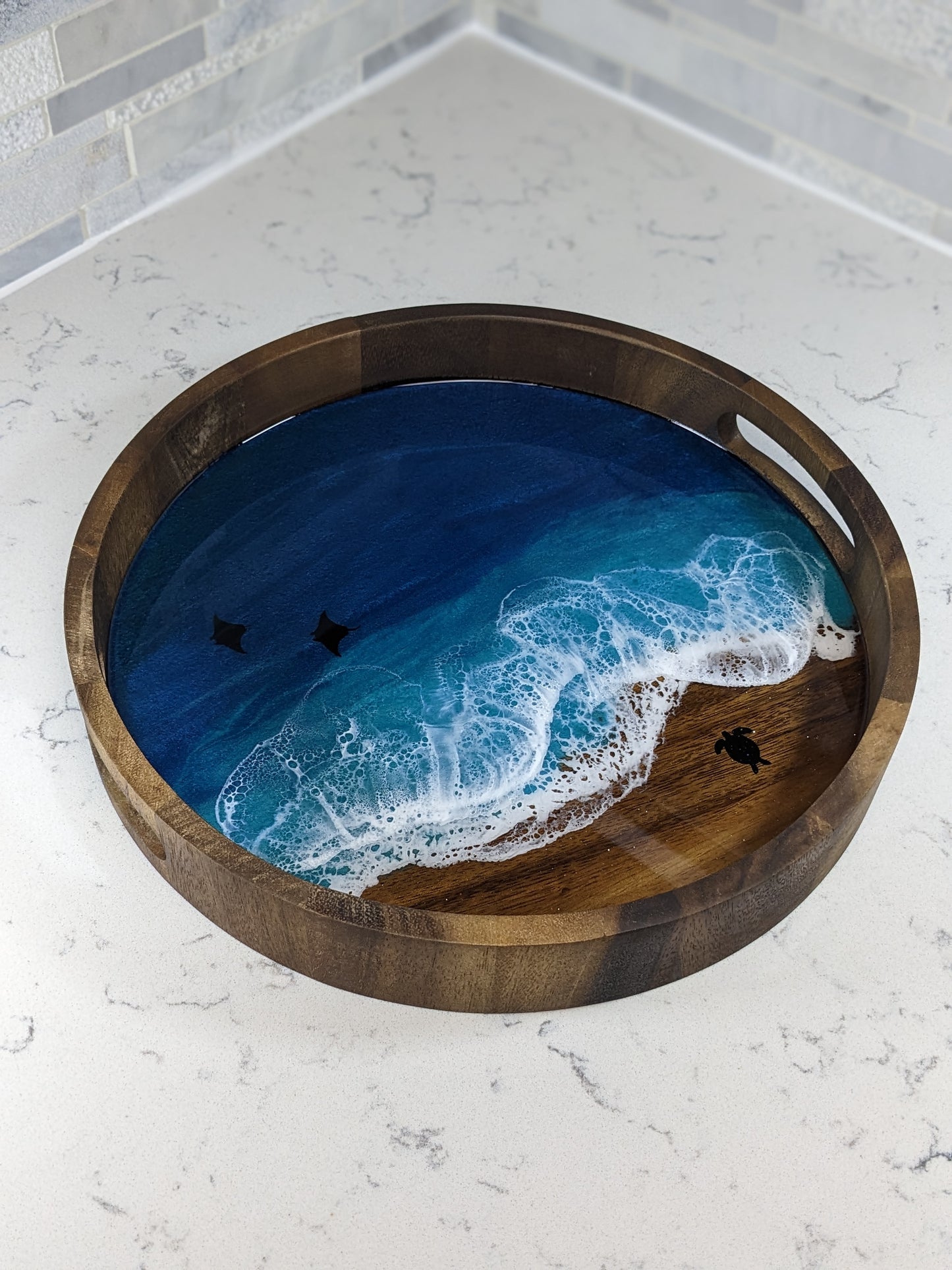 Small Ocean Serving Tray