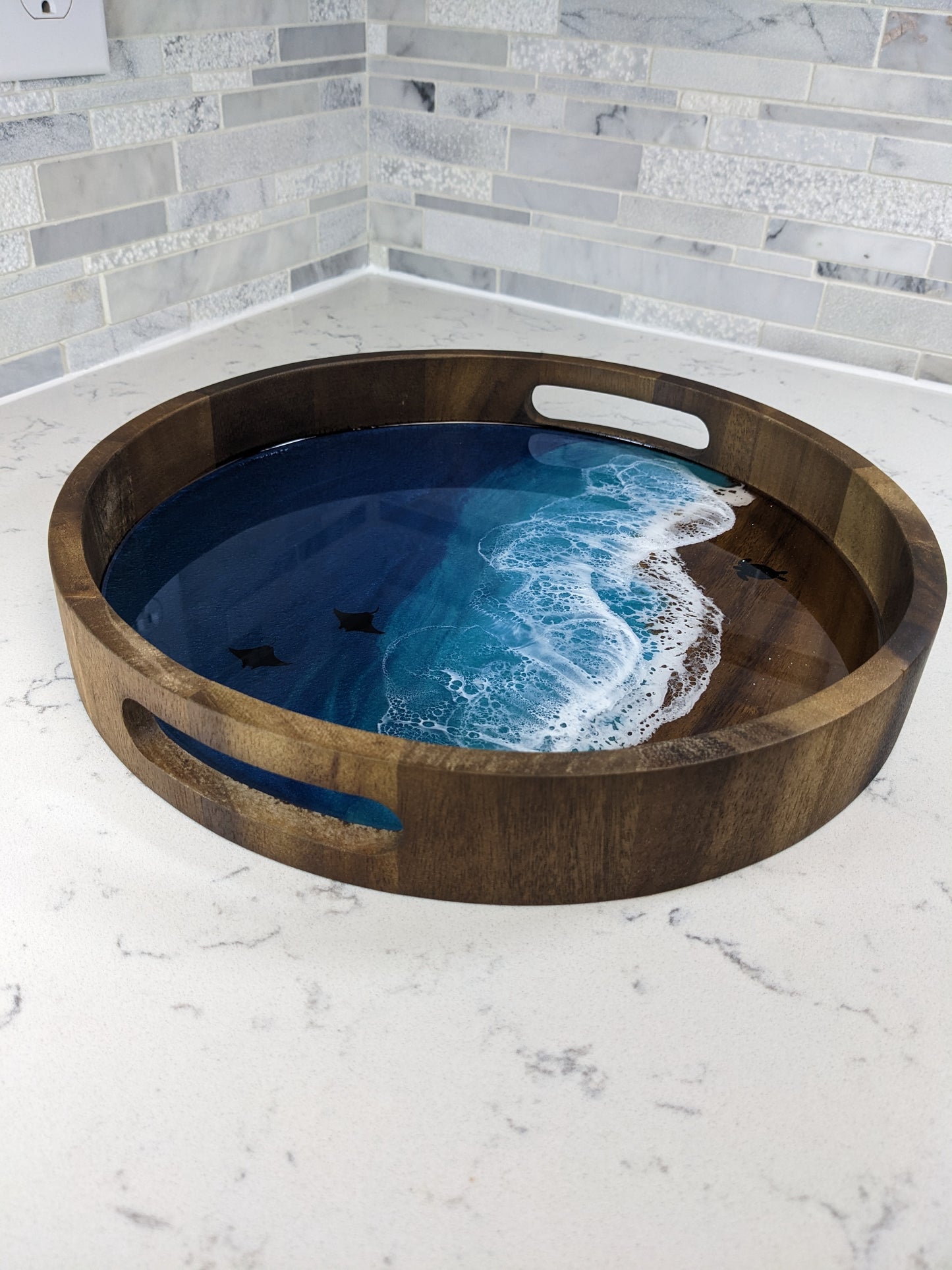 Small Ocean Serving Tray