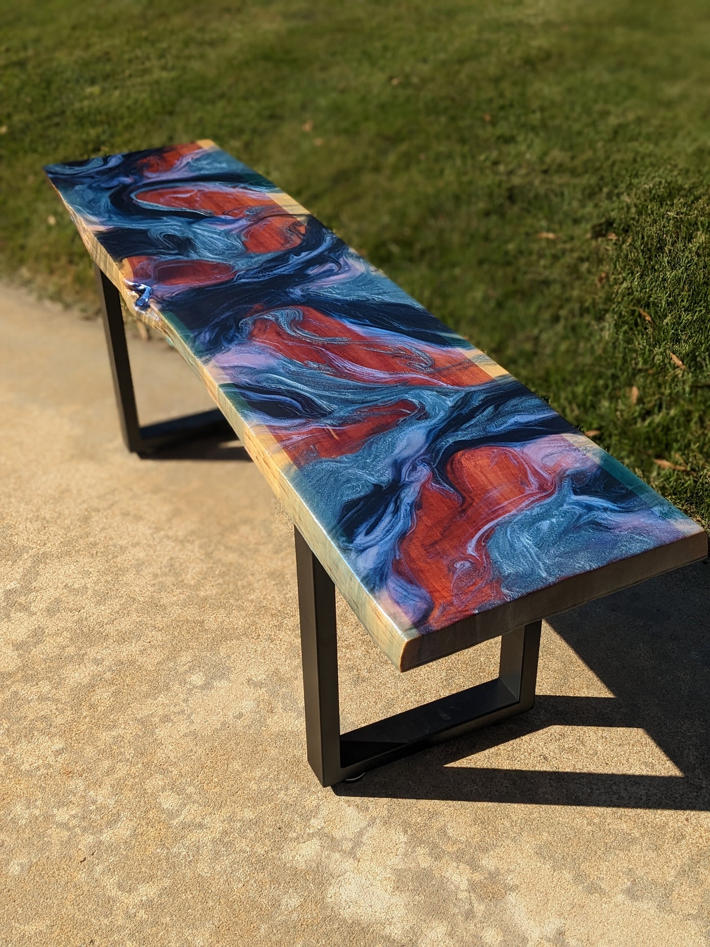 Red Cedar Swirl Bench
