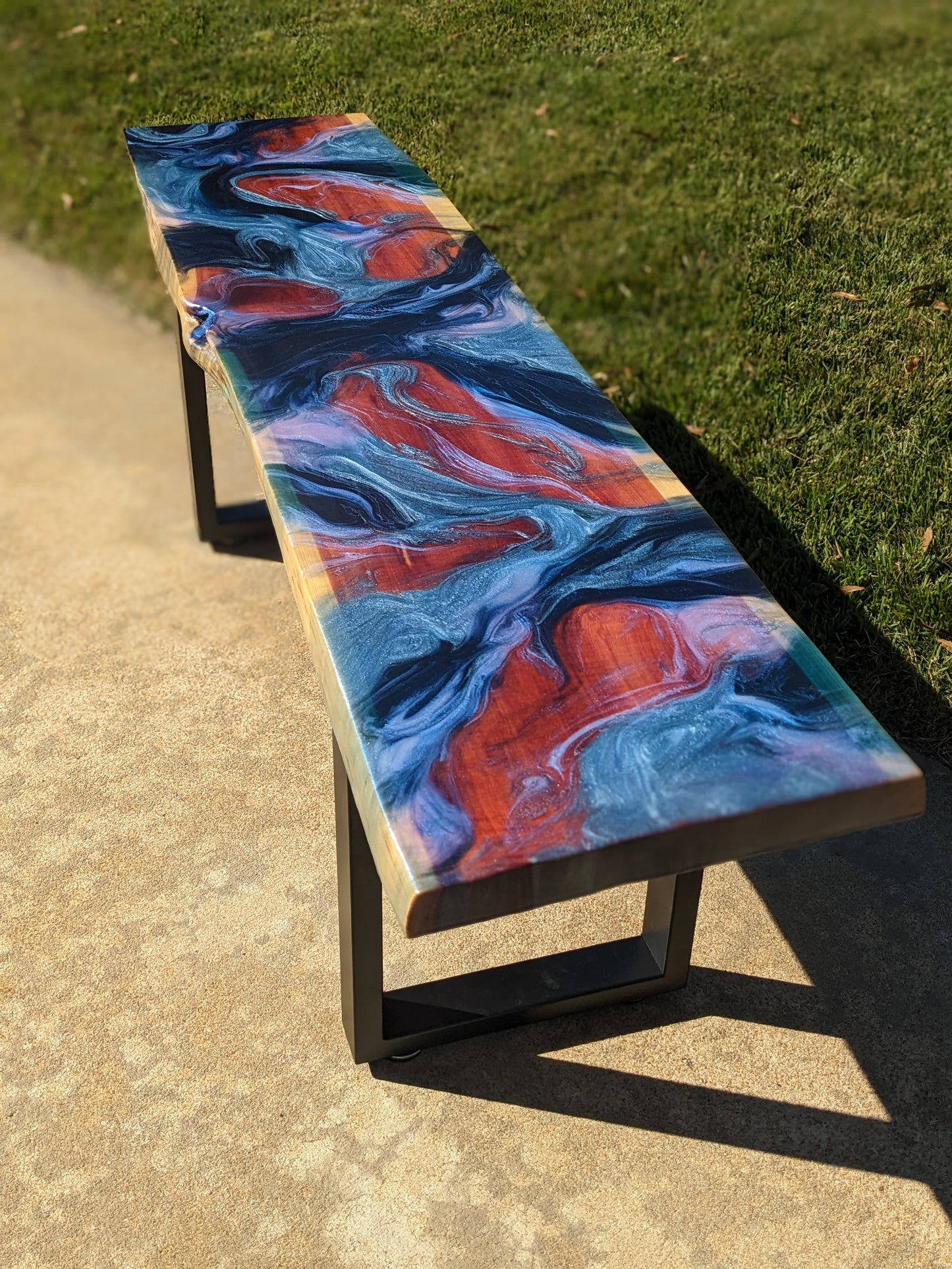 Red Cedar Swirl Bench