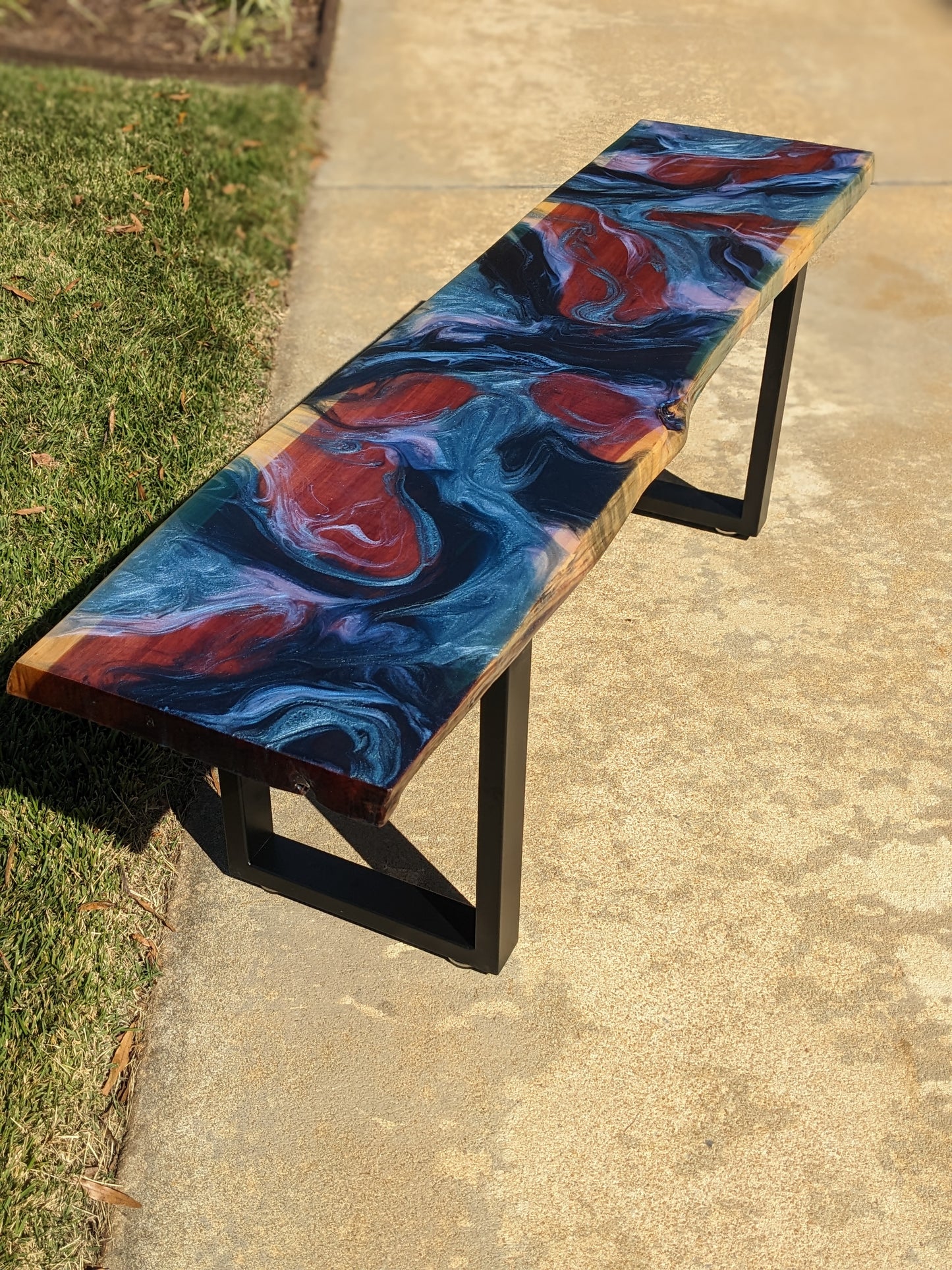Red Cedar Swirl Bench