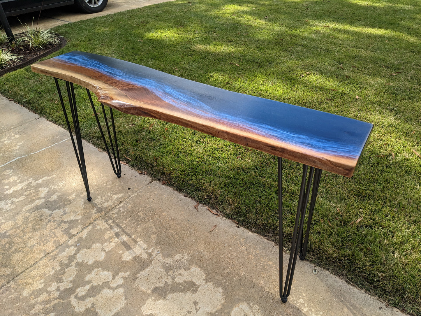 Walnut Console Table