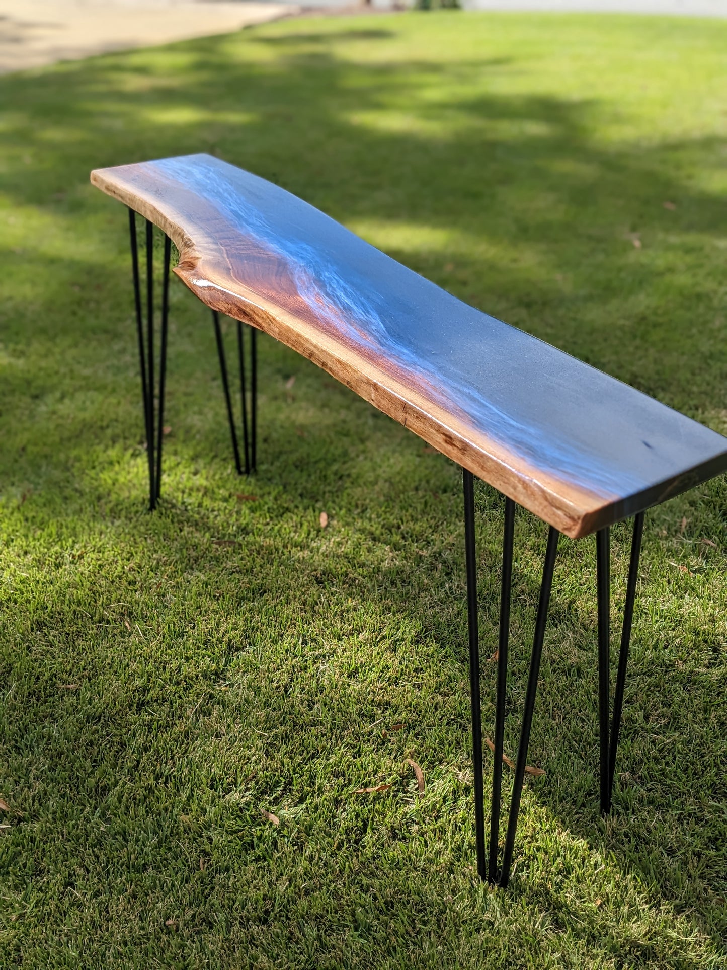 Walnut Console Table