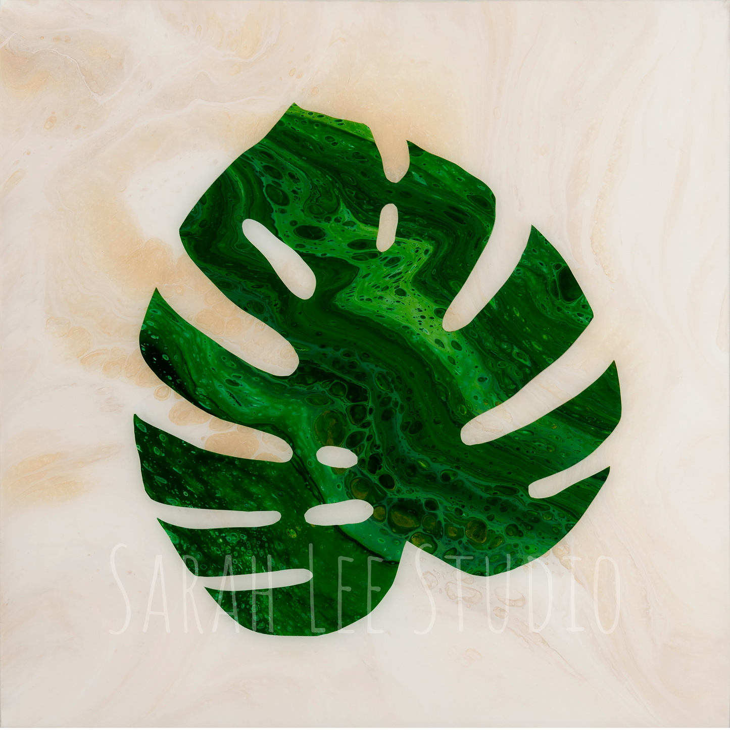 Monstera Leaf Print