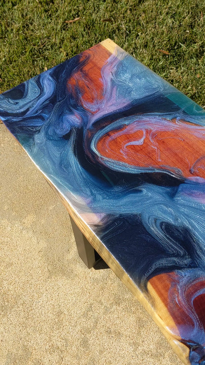 54 inch Red Cedar Swirl Bench