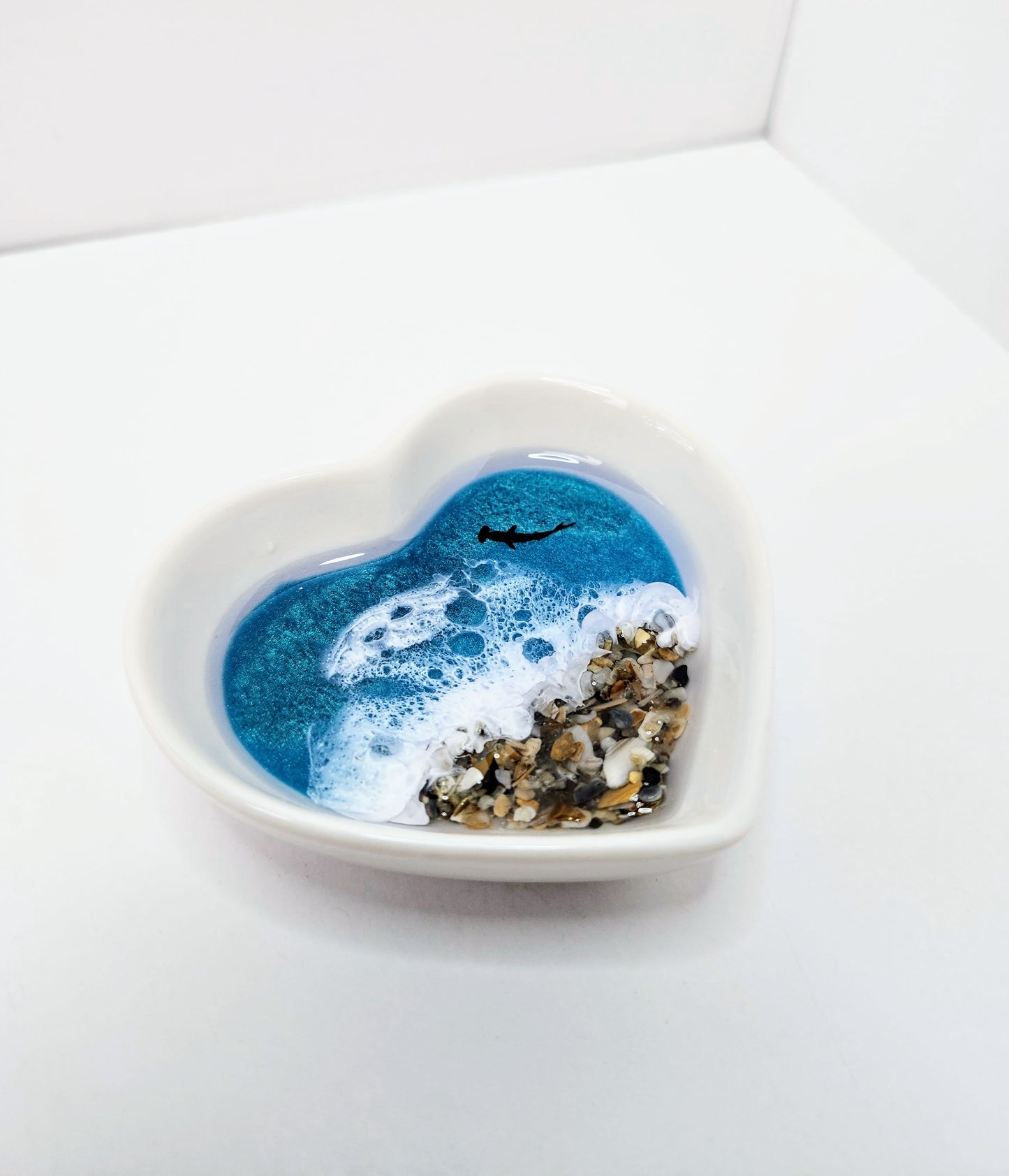 Ring Dish | Crushed Shells | Caribbean Ocean