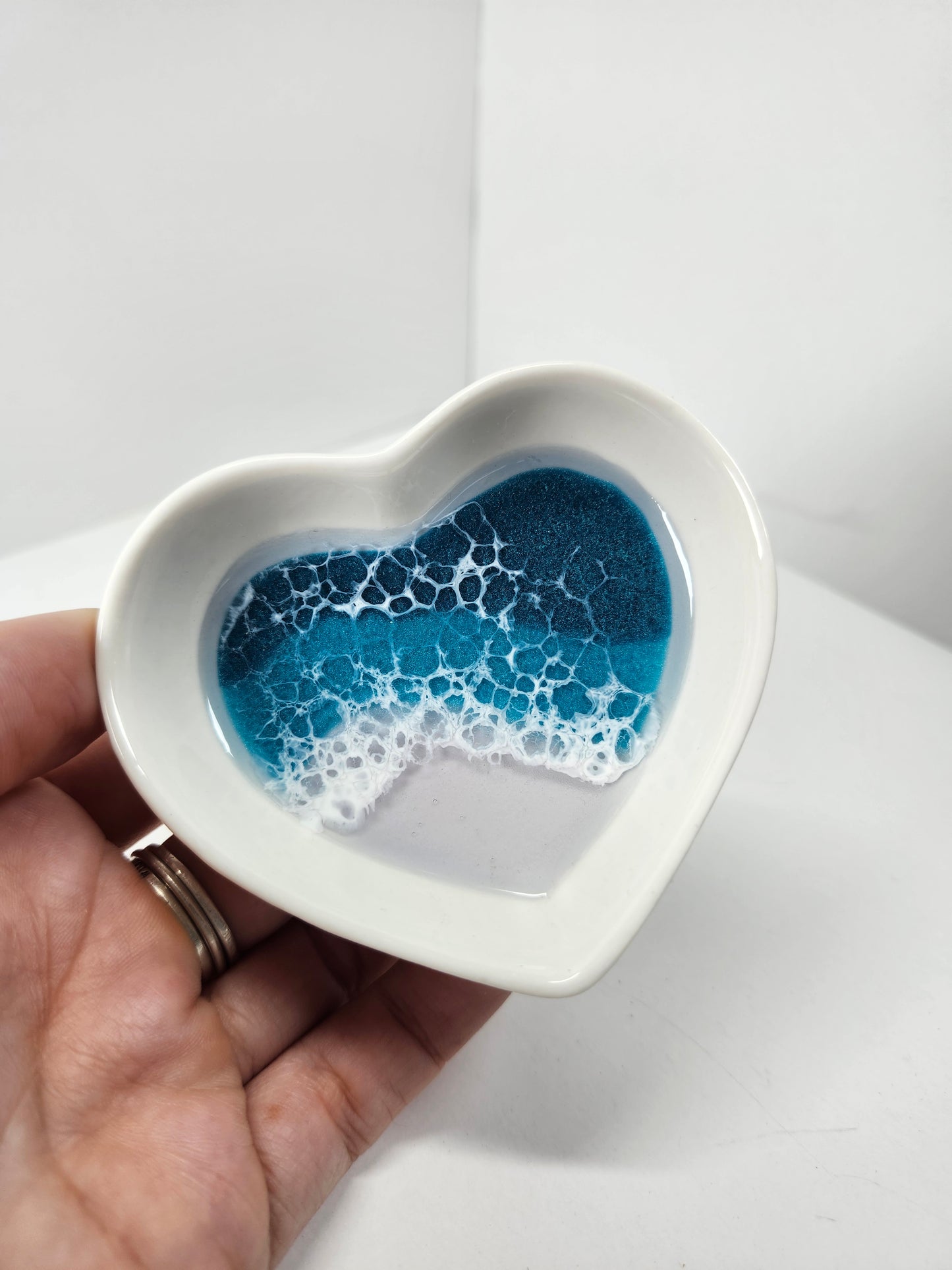 Ring Dishes | Ocean with White Beach