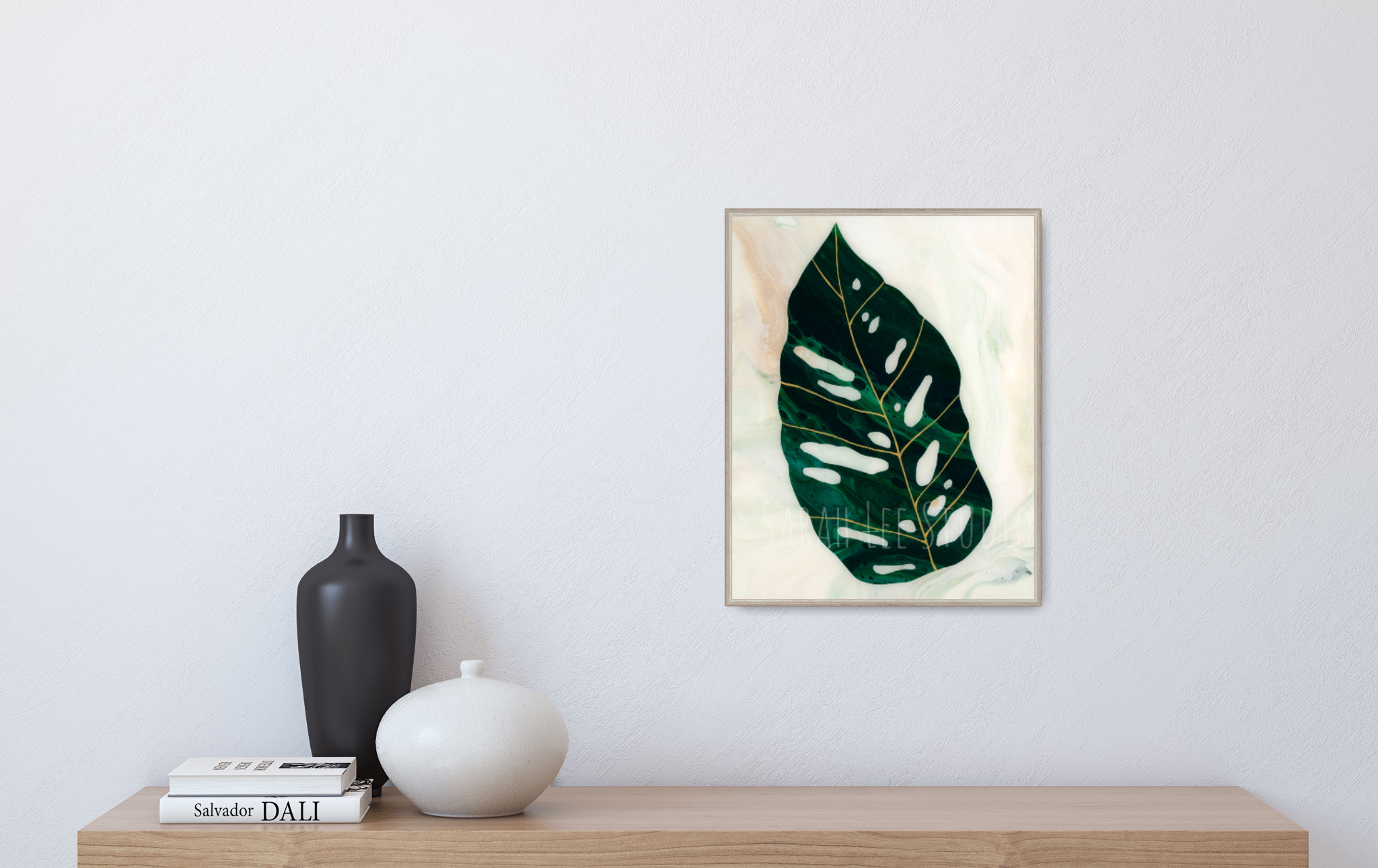 swiss cheese plant art Swiss Print 11x14