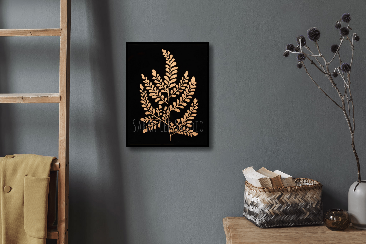 Maiden Hair Fern (Gold) Print