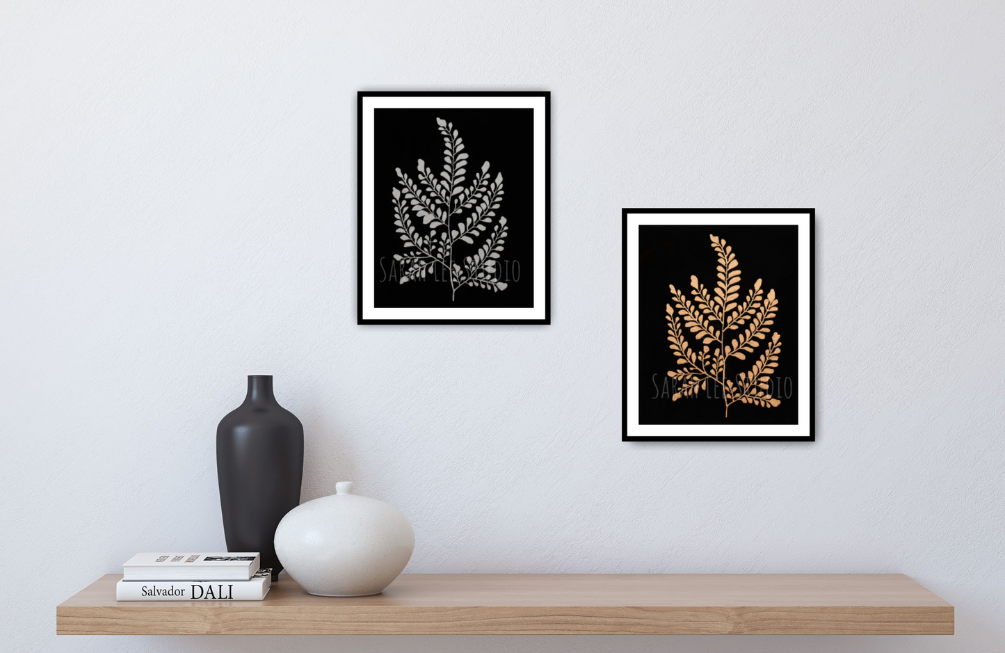 Maiden Hair Fern (Silver) Print