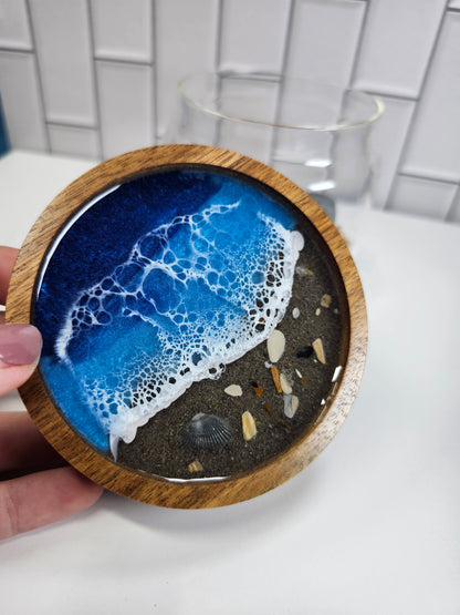 Glass Jar Pacific Blue Ocean