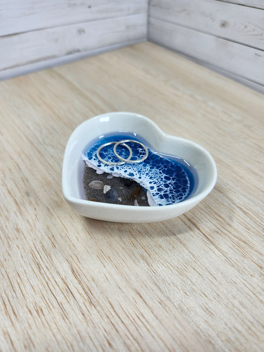 Pacific Blue Ceramic Ring Dish