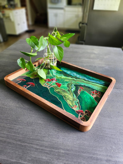 Extra Large Mushroom Serving Tray