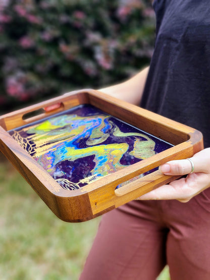 Rectangle Northern Lights Serving/ Catch All Tray