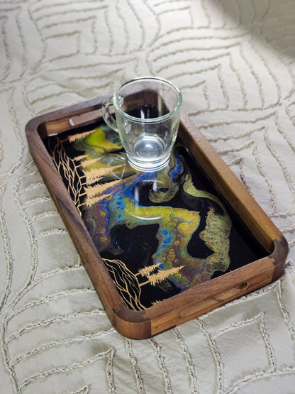 Rectangle Northern Lights Serving/ Catch All Tray