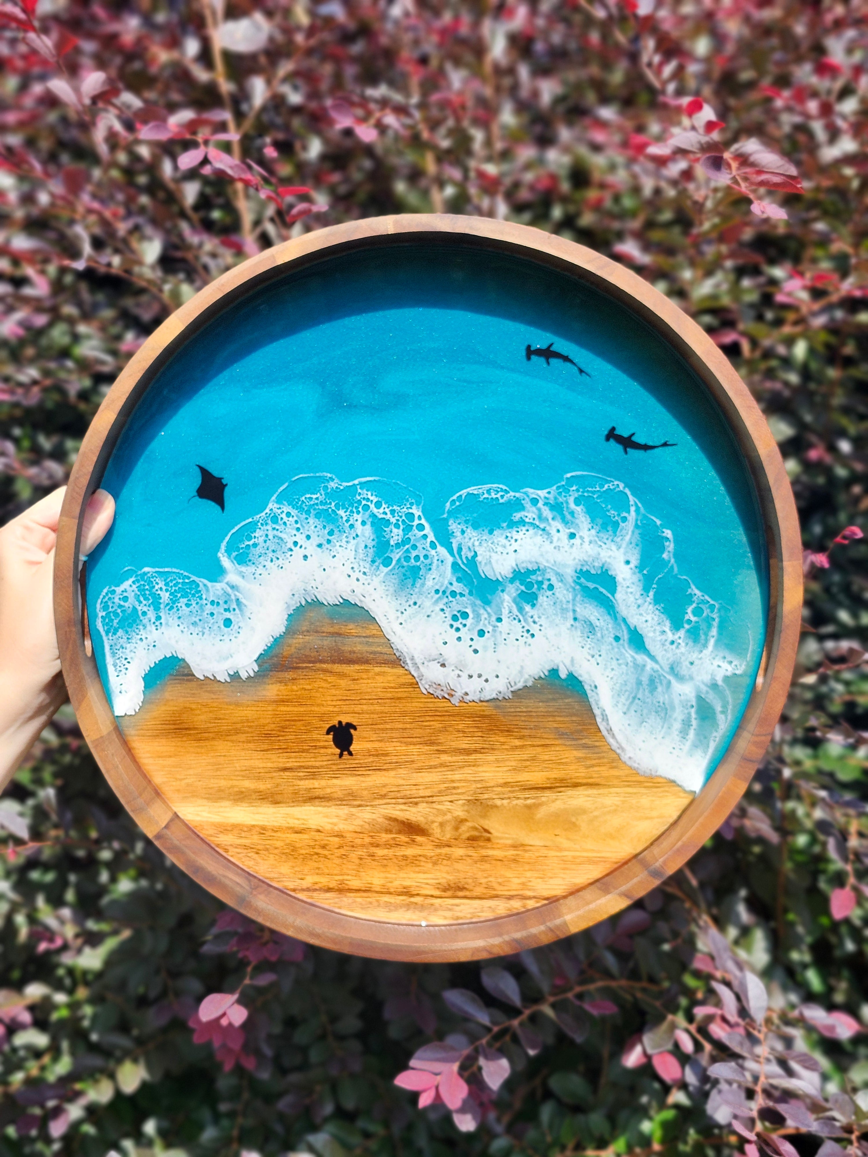 Circle Caribbean Serving Tray (Large) – Sarah Lee Studio