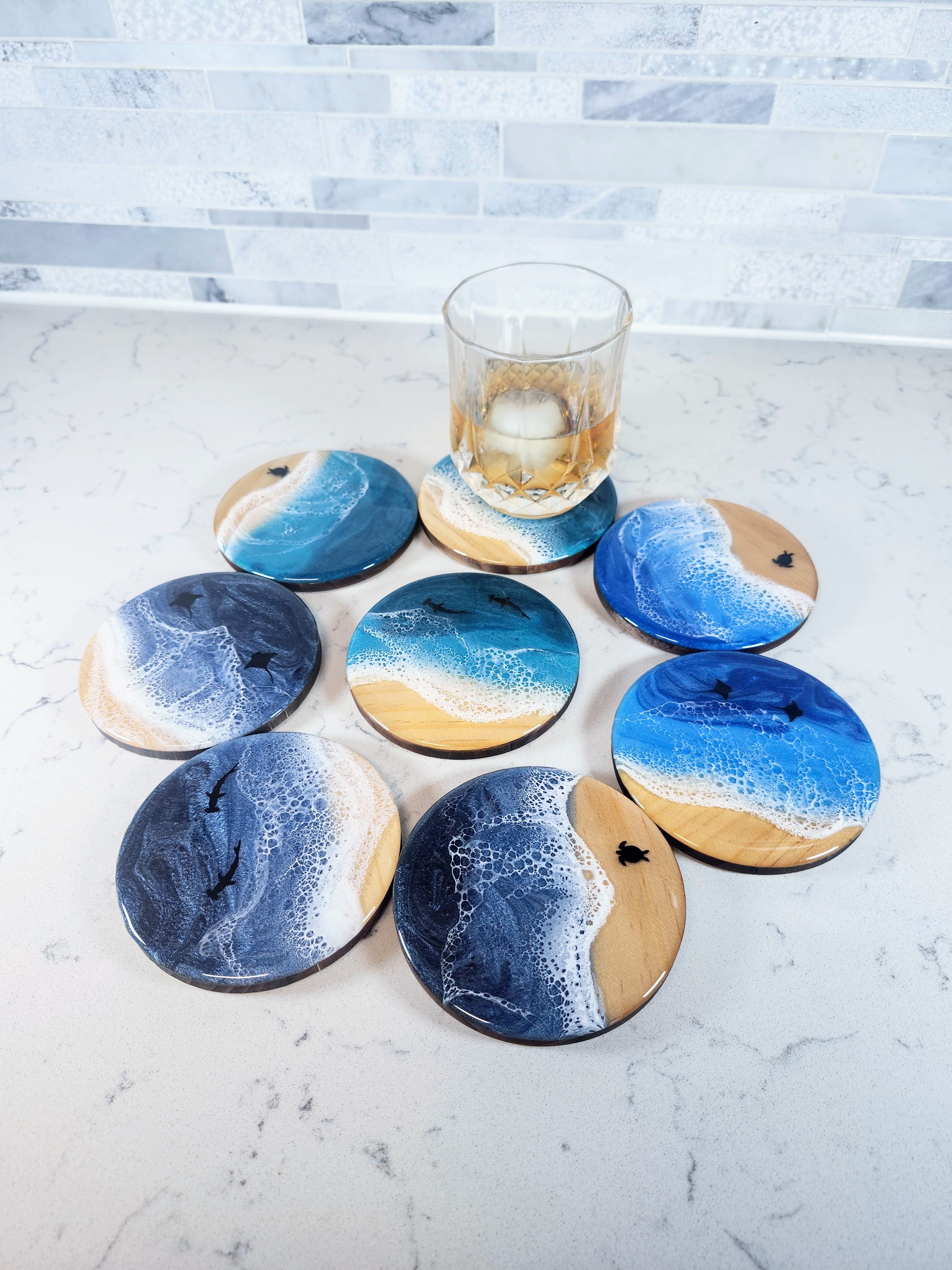 Ocean Coasters – Sarah Lee Studio