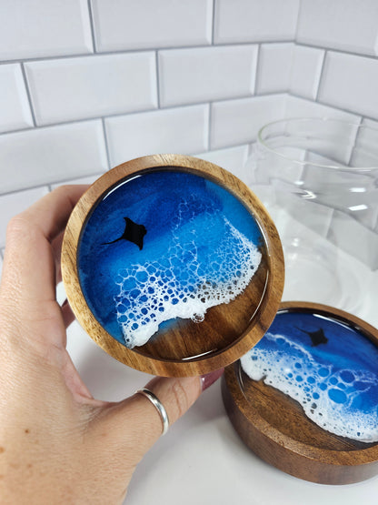 Ocean Glass Jars with Animals