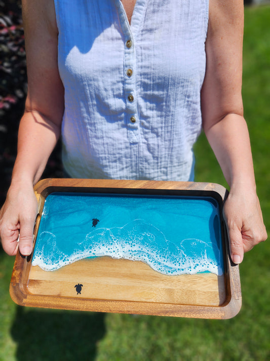 Catch all Tray | Caribbean with Sea turtles