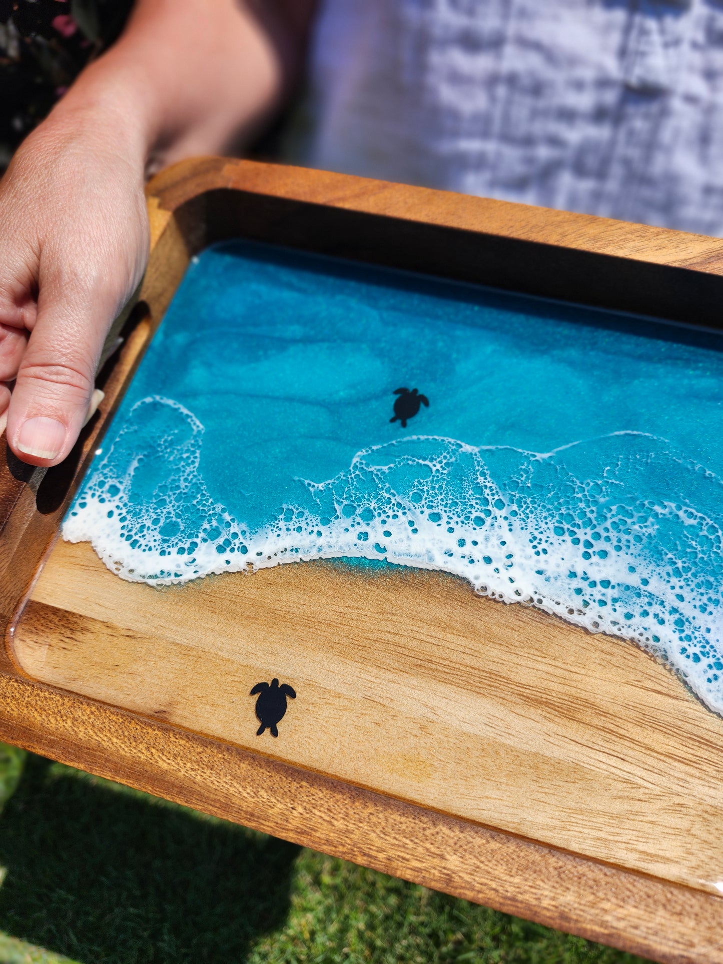 Catch all Tray | Caribbean with Sea turtles