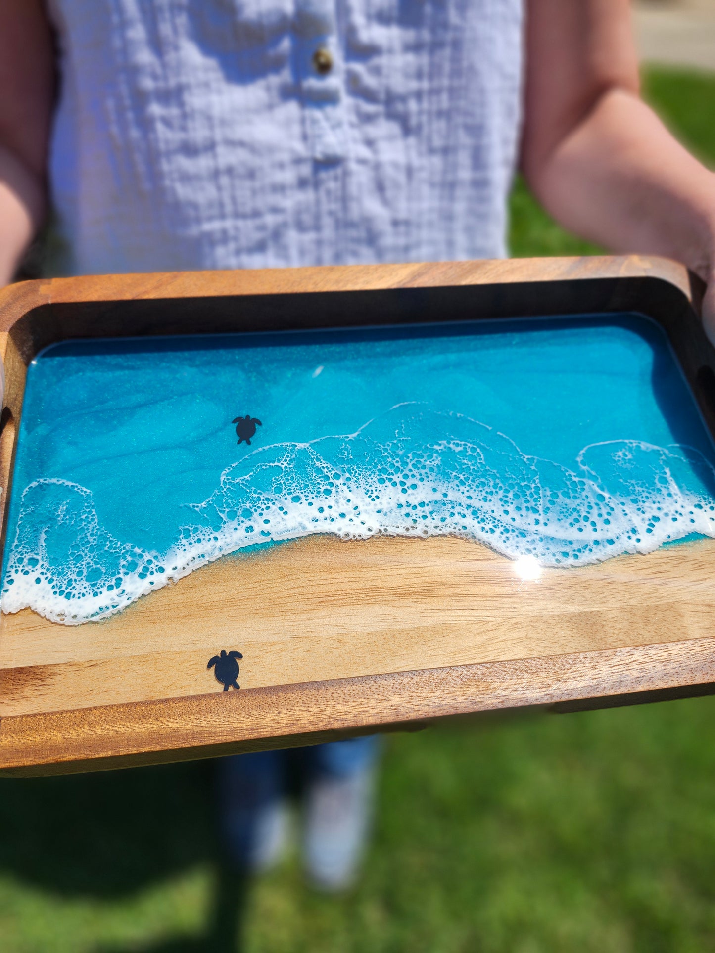 Catch all Tray | Caribbean with Sea turtles